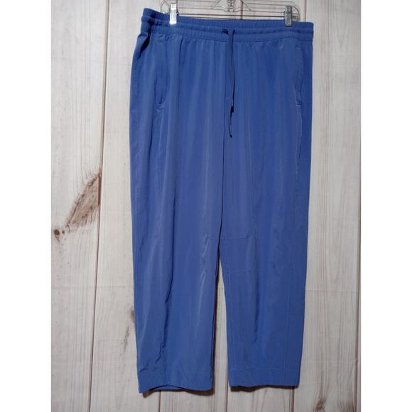 Athleta Pants Ladies 16 Purple Capri Pull On Waist - Picture 1 of 7